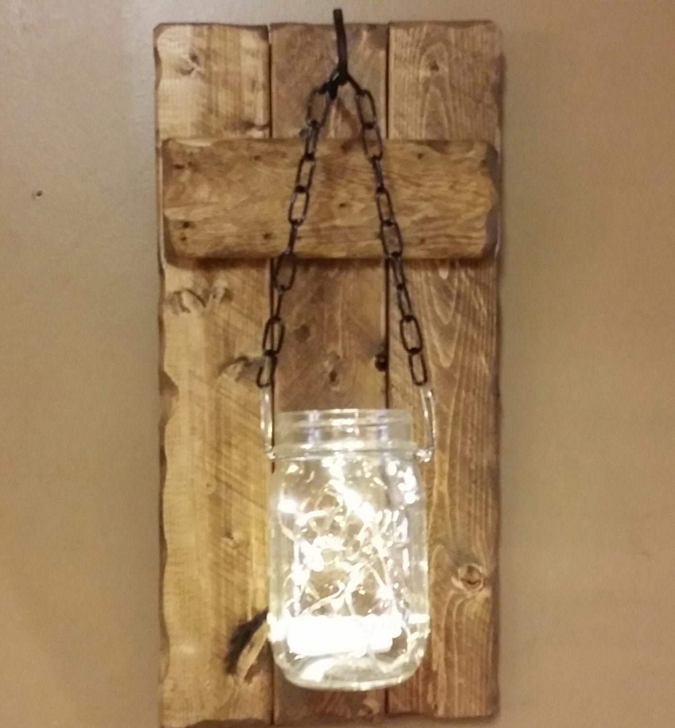 Rustic Home Decor, Candle Holders, Farmhouse Sconces, Country Home Decor,  Farmhouse Decor,  Firefly Lights, Gift, Rustic Sconces Set Of 2.